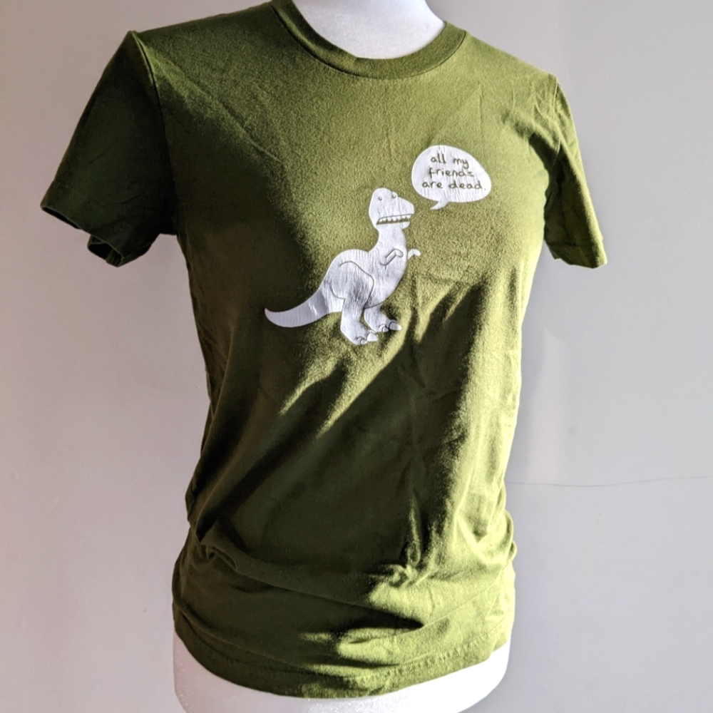 🚨SALE🚨Funny Women's Printed Green T-shirt